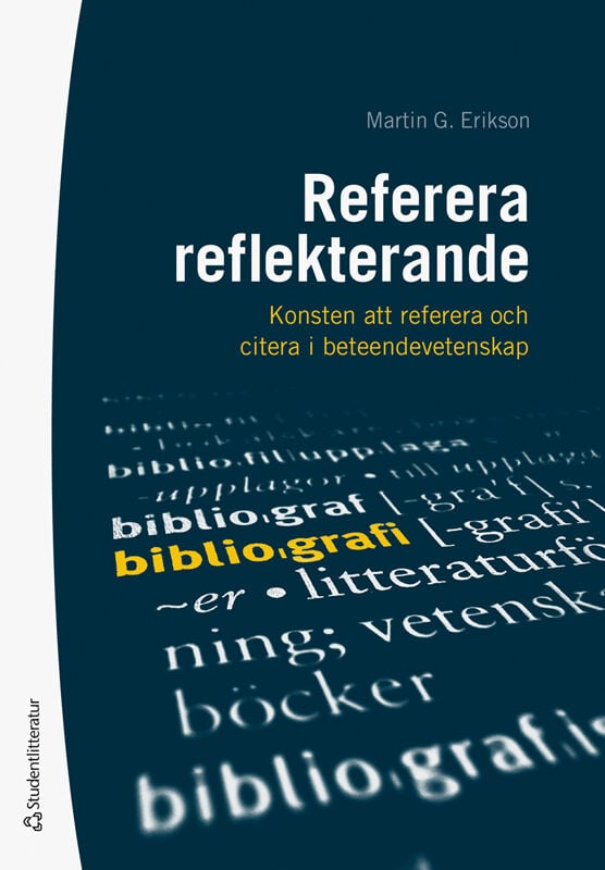 ISBN 9789144218045 Referera reflekterande