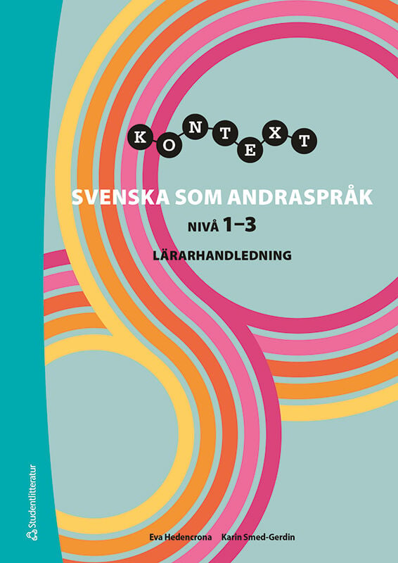 ISBN 9789144220598 Kontext sva nivå 1-3 Lärarpaket - Tryckt bok +Digital lärarlicens 36 mån