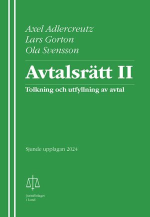 ISBN 9789154405862 Avtalsrätt II