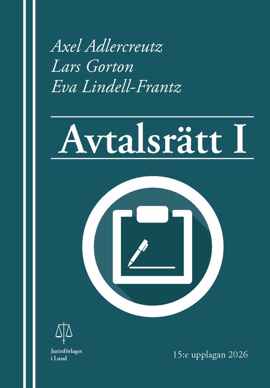 ISBN 9789154405930 Avtalsrätt I