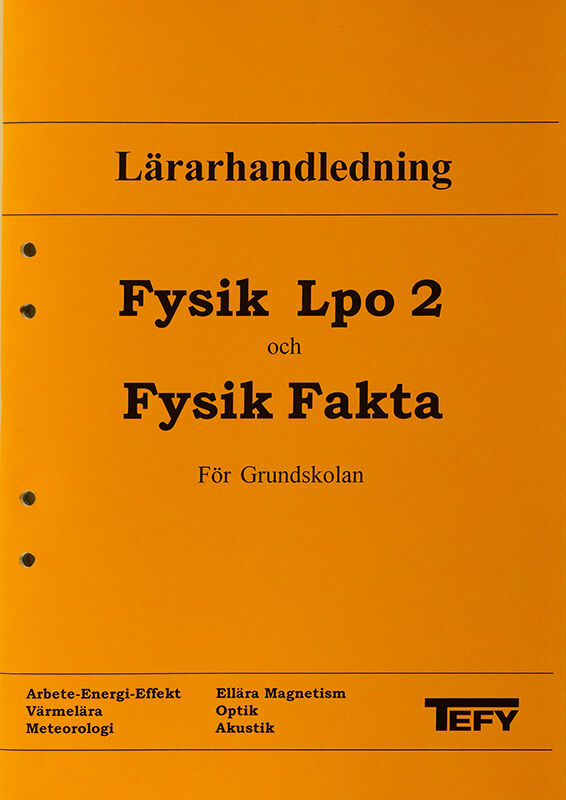 ISBN 9789185634170 Fysik Lpo 2 Lärarhandledning