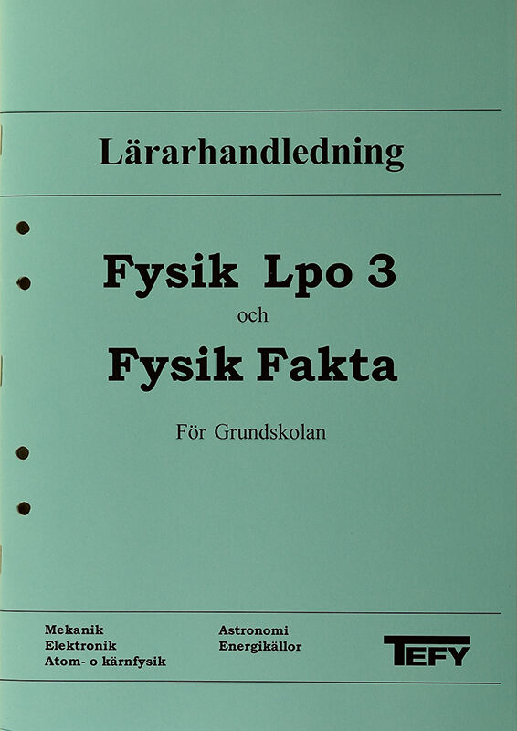 ISBN 9789185634200 Fysik Lpo 3 Lärarhandledning