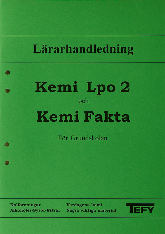 ISBN 9789185634279 Kemi Lpo 2 Lärarhandledning