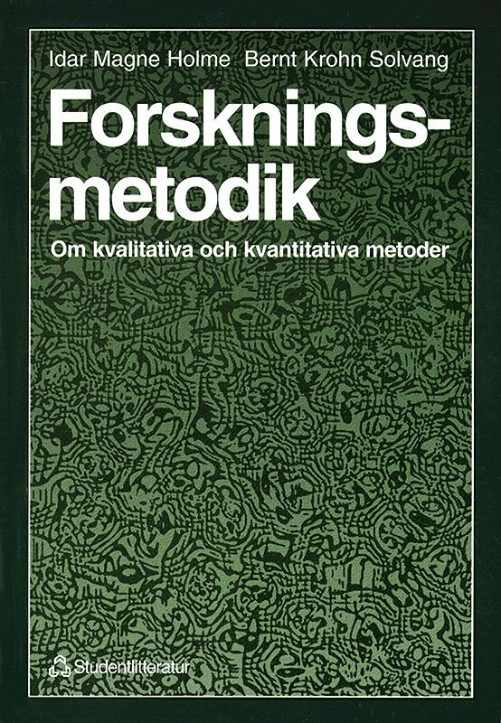 ISBN 9789144002118 Forskningsmetodik