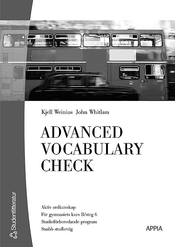 ISBN 9789144020952 Advanced Vocabulary Check (10-pack)