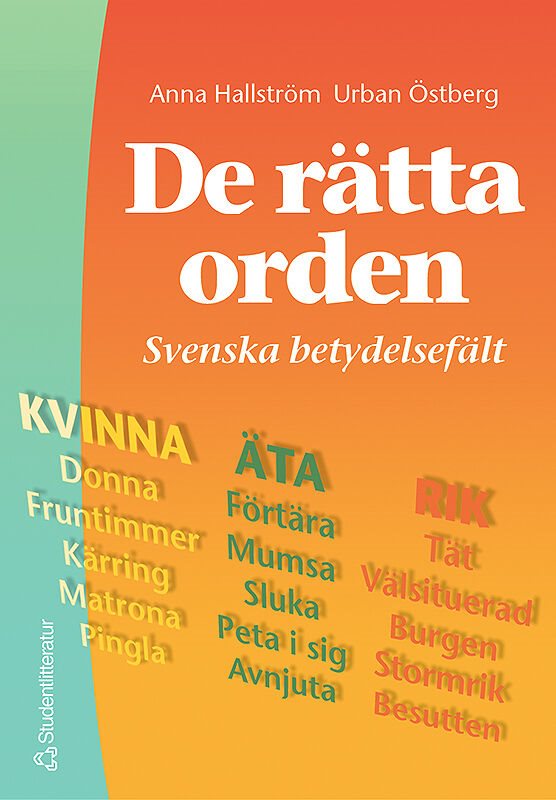 ISBN 9789144030524 De rätta orden