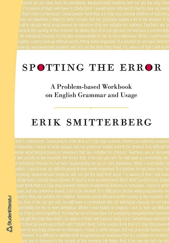 ISBN 9789144036120 Spotting the Error