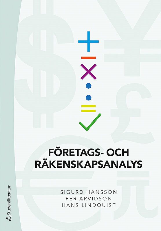ISBN 9789144085791 Företags- och räkenskapsanalys