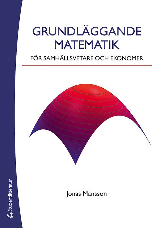 ISBN 9789144089096 Grundläggande matematik för samhällsvetare och ekonomer