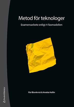 ISBN 9789144095141 Metod för teknologer