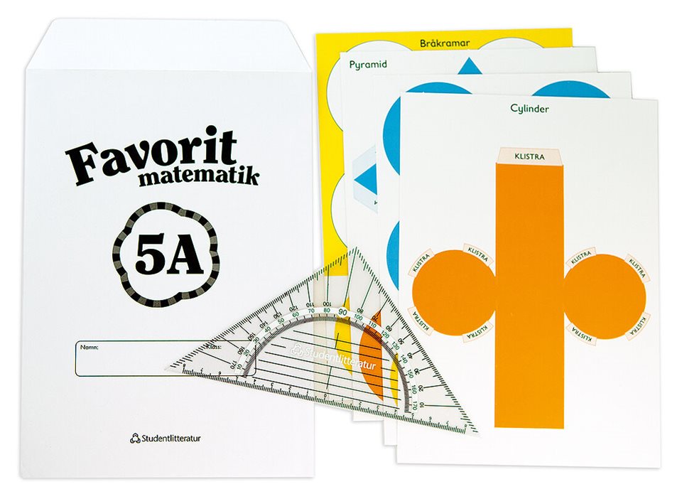 ISBN 9789144116846 Favorit matematik 5A Laborativt material 5-pack