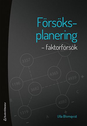 ISBN 9789144118925 Försöksplanering
