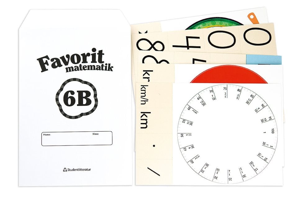 ISBN 9789144119021 Favorit matematik 6B Laborativt material 5-pack