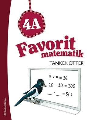 ISBN 9789144120157 Favorit matematik Tankenötter 4A, 5-pack