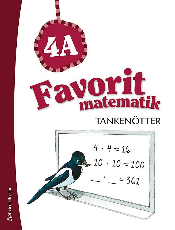 ISBN 9789144120157 Favorit matematik Tankenötter 4A, 5-pack