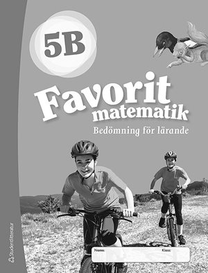 ISBN 9789144124360 Favorit matematik 5B Bedömning för lärande 10-pack