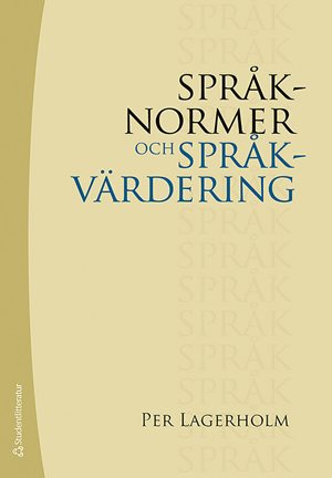 ISBN 9789144125763 Språknormer och språkvärdering