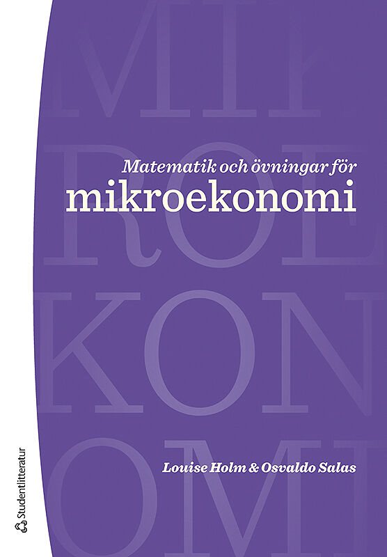 ISBN 9789144127675 Matematik och övningar för mikroekonomi