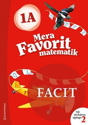 ISBN 9789144128153 Mera Favorit matematik 1A Facit till uppl. 2, 5-pack