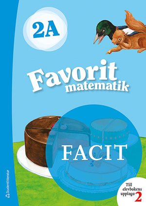 ISBN 9789144128191 Favorit matematik 2A Facit till uppl.2, 5-pack