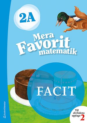 ISBN 9789144128207 Mera Favorit matematik 2 A Facit till uppl.2, 5-pack