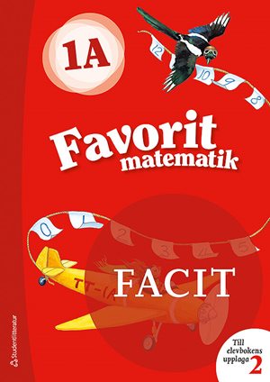 ISBN 9789144128399 Favorit matematik 1A Facit till uppl. 2, 5-pack