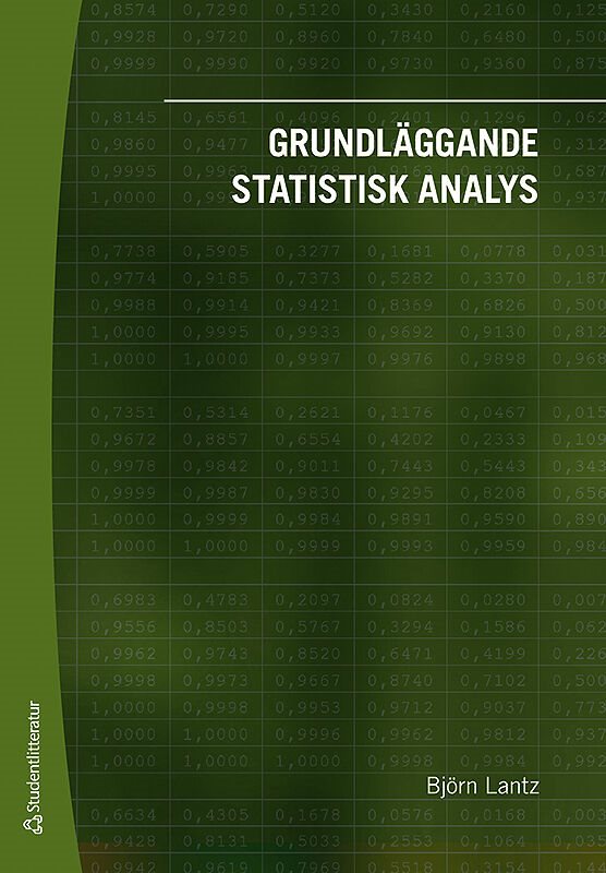 ISBN 9789144138947 Grundläggande statistisk analys