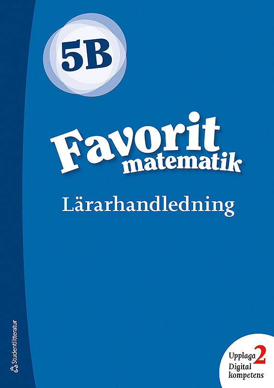 ISBN 9789144139302 Favorit matematik 5B - Digital lärarlicens 12 mån