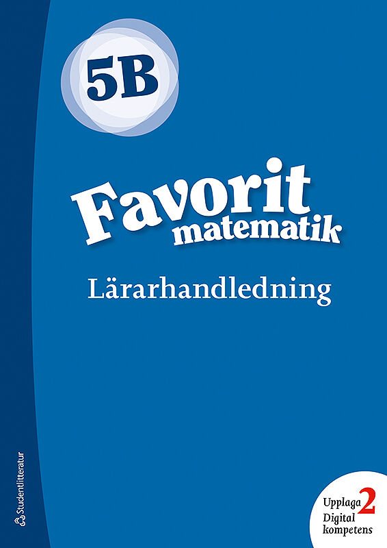 ISBN 9789144139302 Favorit matematik 5B - Digital lärarlicens 12 mån