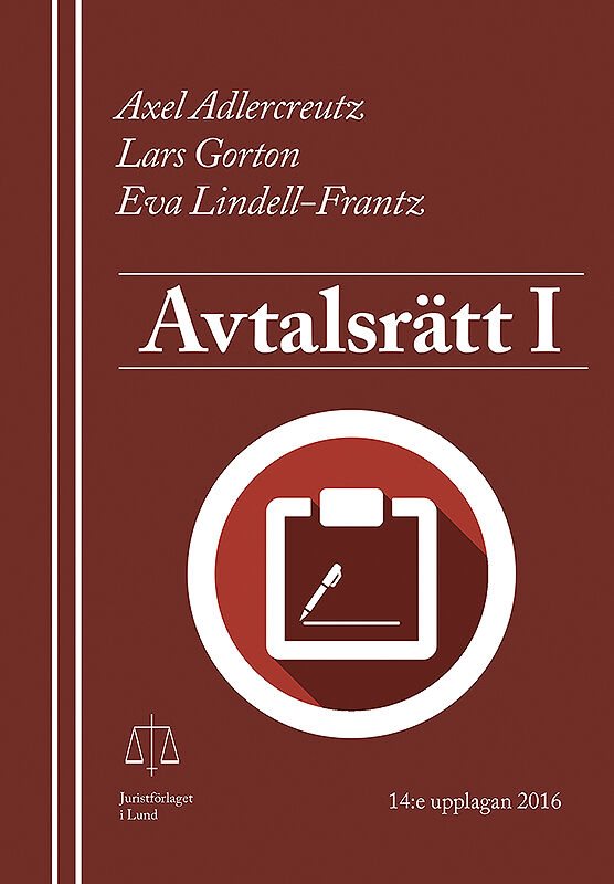 ISBN 9789154405565 Avtalsrätt I