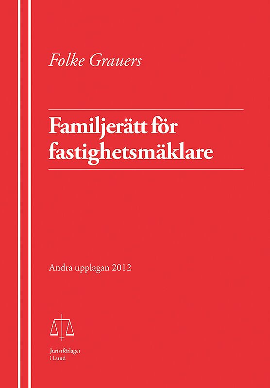 ISBN 9789154405572 Familjerätt för fastighetsmäklare