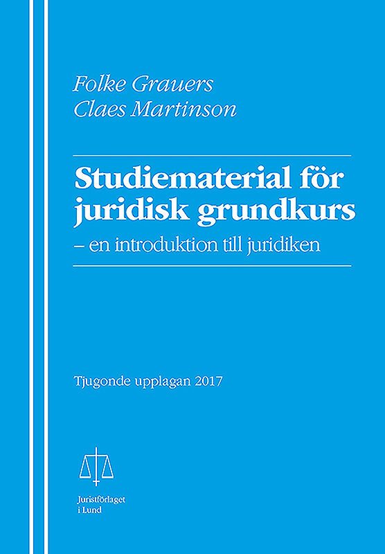 ISBN 9789154405732 Studiematerial för juridisk grundkurs