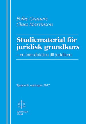 ISBN 9789154405732 Studiematerial för juridisk grundkurs