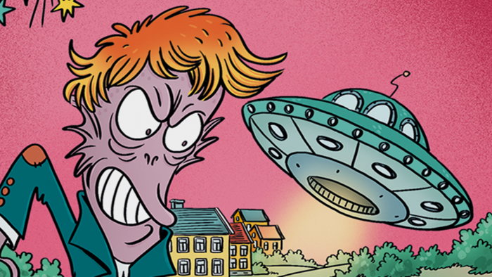 Omslaget till Min lärare än en alien som är en av höstens nyheter