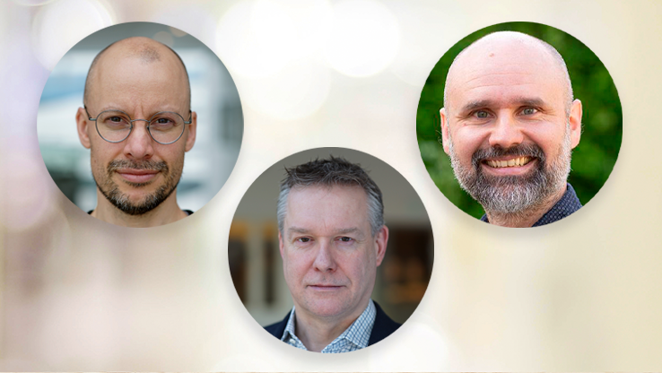 Bild på Håkan Forstberg, Esbjörn Larsson och Andreas Alm Fjellborg