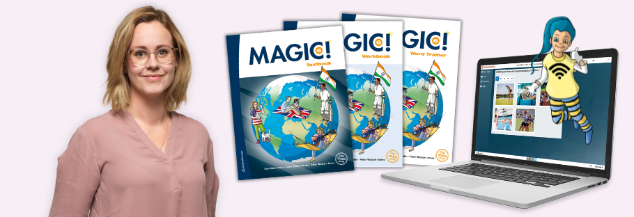 Lára Flosadottir, läromedelsutvecklare för Magic!