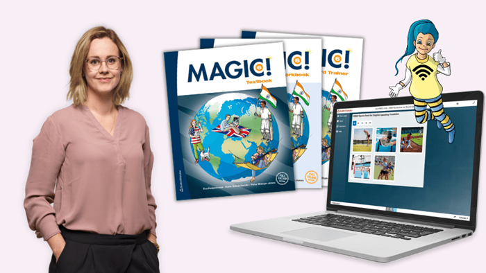 Lára Flosadottir, läromedelsutvecklare för Magic!