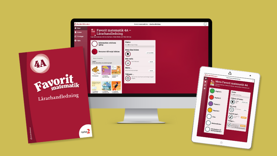 Lärarpaket med tryckta och digitala delar