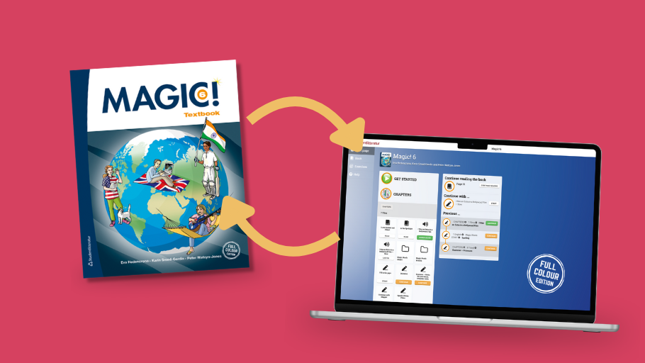 Smarta paket med tryckt och digitalt material i ett