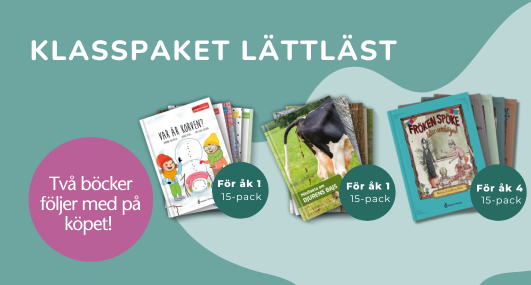 Klasspaket med lättlästa böcker - Välj mellan flera omtyckta serier som passar utmärkt för arbete enskilt eller i grupp. 