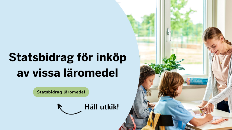 Läsförståelsesortimentet ingår i statsbidraget