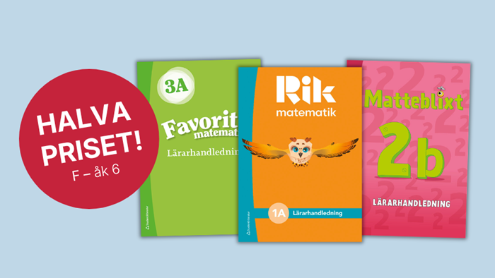 Kampanj: Halva priset på lärarpaket F–åk 6