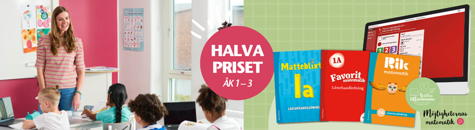 Lärarpaket halva priset
