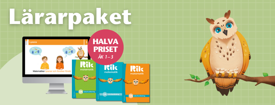 Rik matematik lärarpaket halva priset