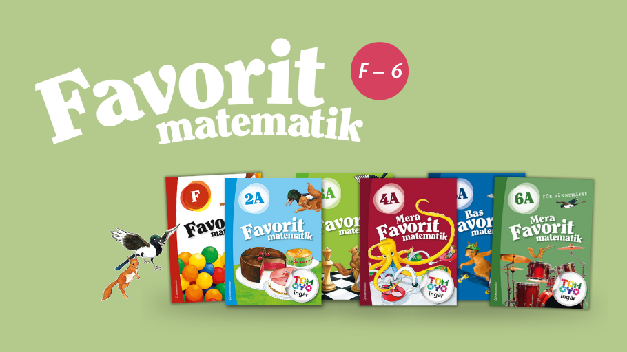Favorit matematik F–6 matteläromedel