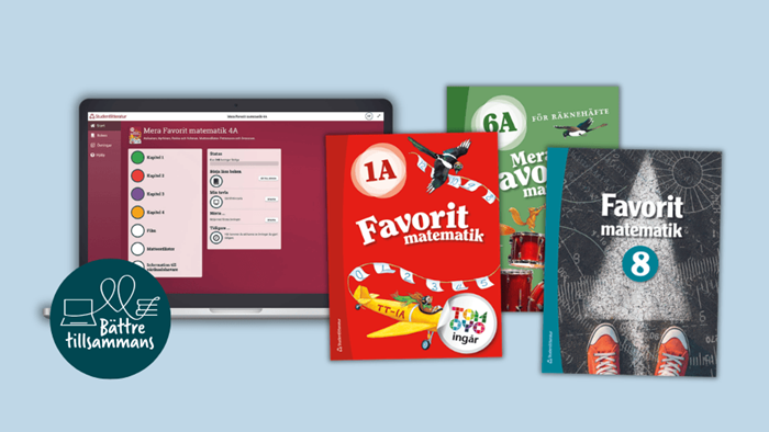 Favorit matematik - tryckt och digitalt i smarta paket