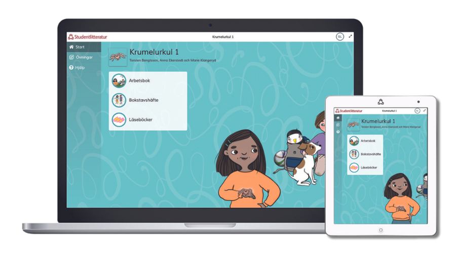 Här kan du prova ett digitalt demo av elevpaketet i Krumelurkul 1.