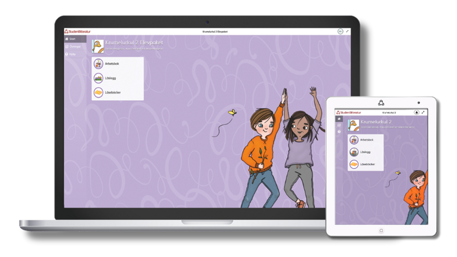 Här kan du prova ett digitalt demo av elevpaketet i Krumelurkul 2.