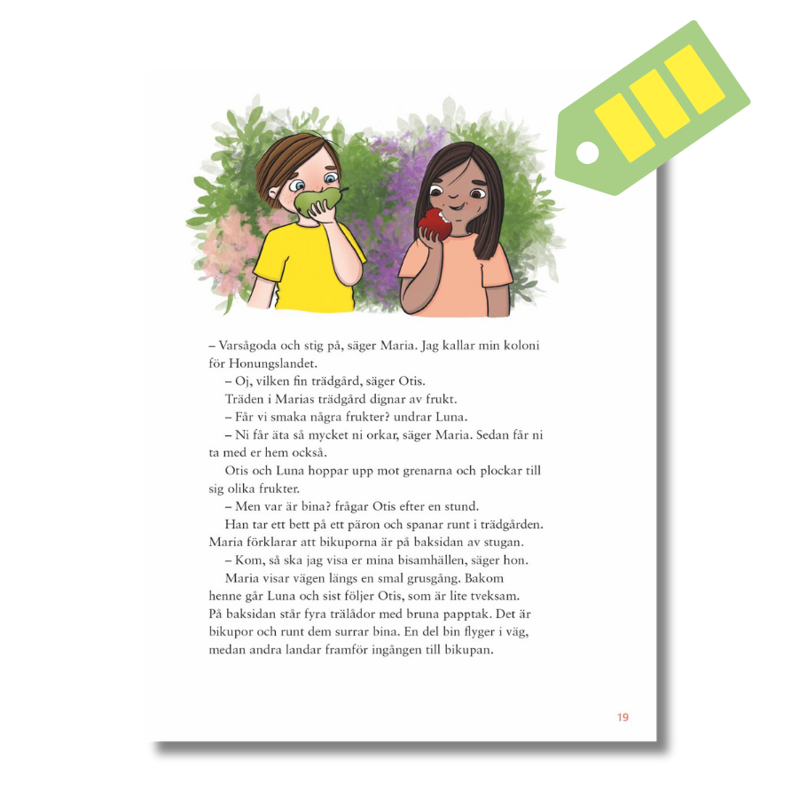 Utdrag ur läseboken läsa vidare i Krumelurkul 3, läsebok på tredje nivån. 