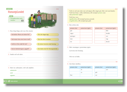 Utdrag ur Krumelurkul årskurs 3 arbetsbok.